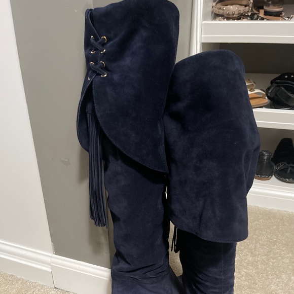 Chloe over knee suede boots - Picture 1 of 4